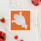 Serviette En Papier Halloween (En situation)