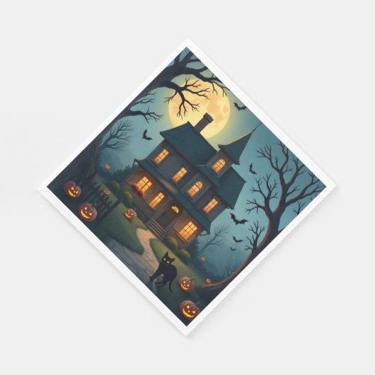 Serviette En Papier Halloween (Coin)