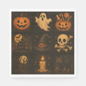 Serviette en papier Halloween (Devant)