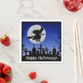 Serviette En Papier Halloween (En situation)