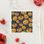 Serviette En Papier Halloween (En situation)