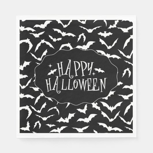 Serviette En Papier Halloween (Devant)
