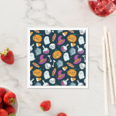 Serviette En Papier Halloween (En situation)