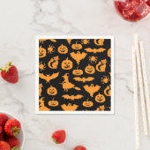 Serviette En Papier Halloween (En situation)
