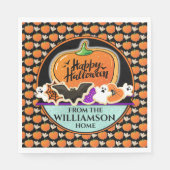 Serviette En Papier Halloween (Devant)