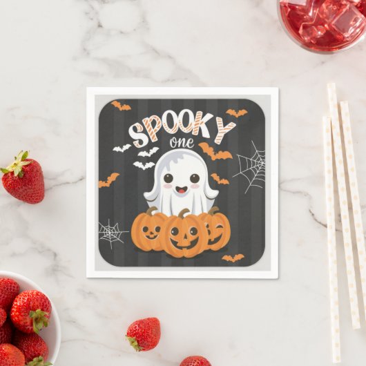 Serviette En Papier Halloween (En situation)