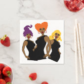 Serviette En Papier Halloween (En situation)