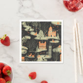 Serviette En Papier Halloween 5 (En situation)