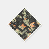 Serviette En Papier Halloween 5 (Coin)