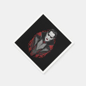Serviette En Papier Halloween 9 vampire, monstre effrayant, horreur, (Coin)