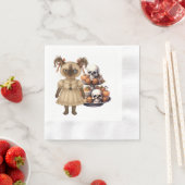 Serviette En Papier Halloween à thème pour la fête des Amoureux de les (En situation)