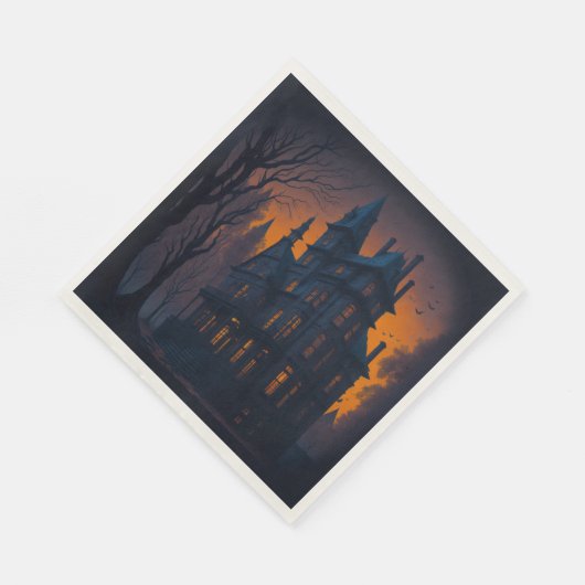 Serviette En Papier Halloween Adulte Haunween Mansion Party (Coin)