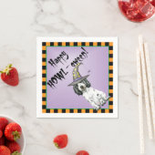 Serviette En Papier Halloween Anglais Cocker Spaniel Napkins (En situation)