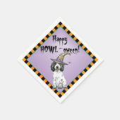 Serviette En Papier Halloween Anglais Cocker Spaniel Napkins (Coin)