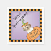 Serviette En Papier Halloween Anglais Setter (Devant)