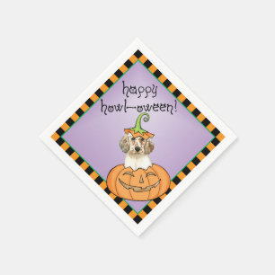 Serviette En Papier Halloween Anglais Setter