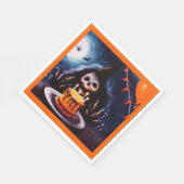 Serviette En Papier Halloween - Anniversaire 4 (Coin)