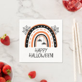 Serviette En Papier Halloween arc-en-ciel Boho (En situation)