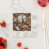 Serviette En Papier Halloween/Automne (En situation)