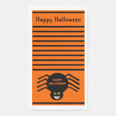 Serviette En Papier Halloween Black Spider Custom (Devant)
