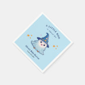 Serviette En Papier Halloween Bleu Un Petit Baby shower Boo (Coin)