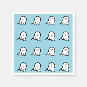 Serviette En Papier Halloween blouissant et joli fantôme