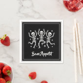 Serviette En Papier Halloween Bone Appetit (En situation)