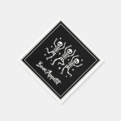 Serviette En Papier Halloween Bone Appetit (Coin)