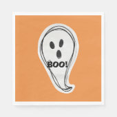 Serviette En Papier Halloween Boo Ghost (Devant)
