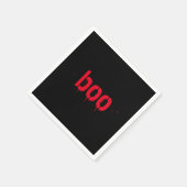 Serviette En Papier Halloween boo rouge sang noir papier d'horreur (Coin)