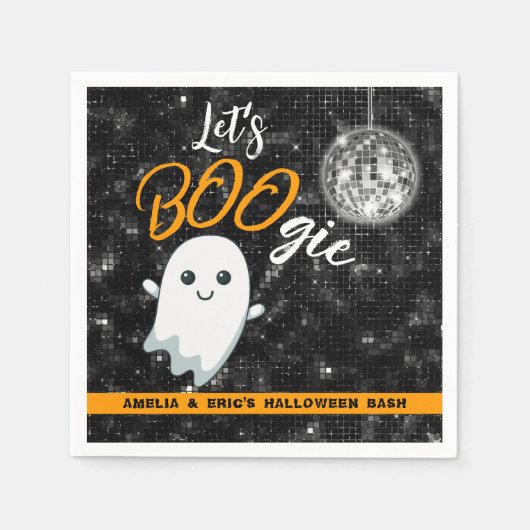 Serviette En Papier Halloween BOOgie Disco (Devant)