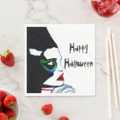 Serviette En Papier HALLOWEEN BRIDE DES serviettes FRANKENSTEIN (En situation)