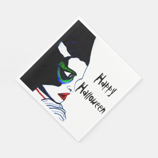 Serviette En Papier HALLOWEEN BRIDE DES serviettes FRANKENSTEIN (Coin)