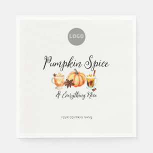 Serviette En Papier Halloween Bureau Party Business Citrouille Spice N