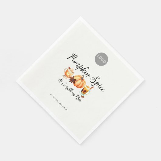 Serviette En Papier Halloween Bureau Party Business Citrouille Spice N (Coin)