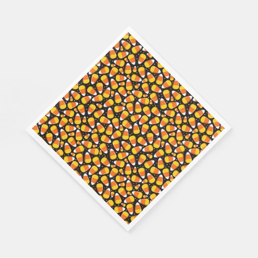 Serviette En Papier Halloween Candy Corn (Coin)