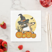 Serviette En Papier Halloween Carlin Dabbing (En situation)
