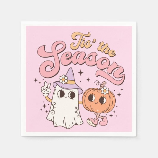 Serviette En Papier Halloween C'est la saison (Devant)