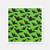 Serviette En Papier Halloween chauves-chauves-souris cool éffrayant mo (Devant)