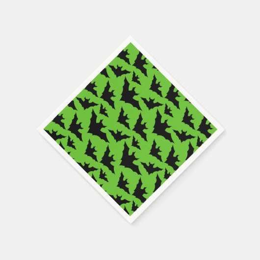 Serviette En Papier Halloween chauves-chauves-souris cool éffrayant mo (Coin)