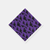 Serviette En Papier Halloween chauves-souris violet cool éffrayant mot (Coin)