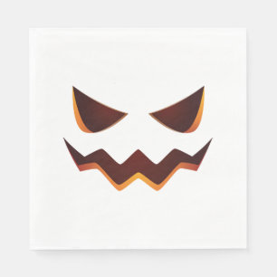Serviette En Papier Halloween citrouille