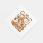 Serviette En Papier Halloween citrouille et hippique de la vache (Coin)