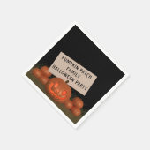 Serviette En Papier Halloween Citrouille Party Jack-o'-lantern Napkins (Coin)