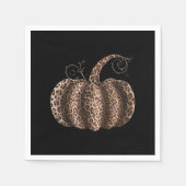 Serviette En Papier Halloween Citrouille Plaid Leopard automne Thanksg (Devant)