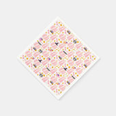 Serviette En Papier Halloween Citrouille rose (Coin)