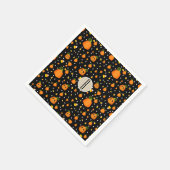 Serviette En Papier Halloween Citrouille Whimsical Motif Party (Coin)