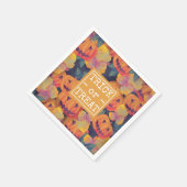 Serviette En Papier Halloween Citrouilles Trou ou traitement | Serviet (Coin)
