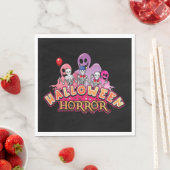Serviette En Papier Halloween Clowns effrayants Horreur Napkins (En situation)