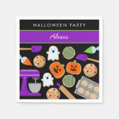 Serviette En Papier HALLOWEEN COOKIES PARTY Papier Napkin (Devant)